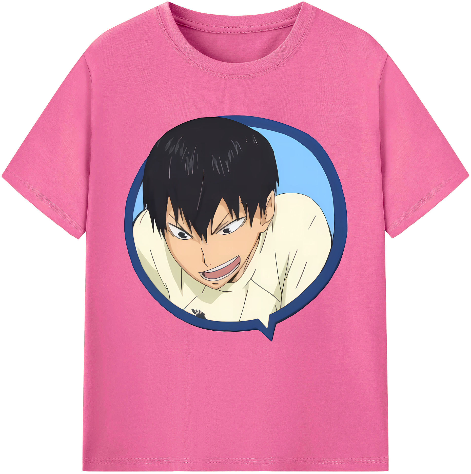 （画像用） ハイキュー!! Haikyu!! レディースカジュアルプリントTシャツ（綿100％）